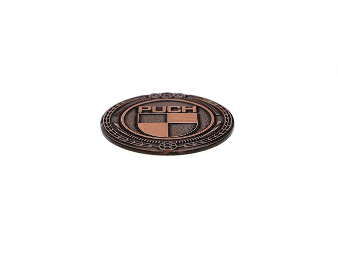 Badge / Emblem Puch logo Bronze 47mm RealMetal product